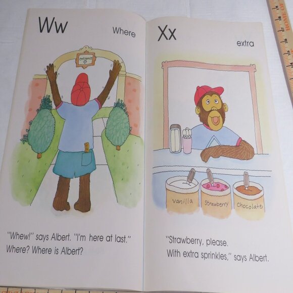 Here Comes Hungry Albert Alphabet BIG BOOK (almost 2 feet tall) Classroom - Picture 9 of 11